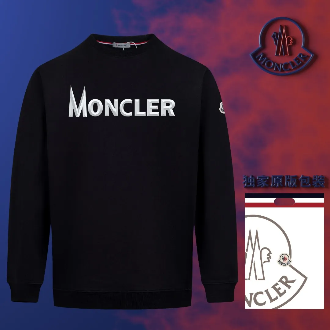 【 Quality】 【🎉 🎊】 【 MONCLER】【In Stock 】 🏅2024 New Arrival Premium 3D LOGO ， ， Premium ⚠️ ： 460 ， 21S 10S 26/2 1*1 ！ ， ， ， ， ， ！ Same Style ✔ Same Style： ❗ ✔【 Same Style， In Stock！】 ➡Size：S M L XL XXL ➡ ：Black White ⚠️Size Size